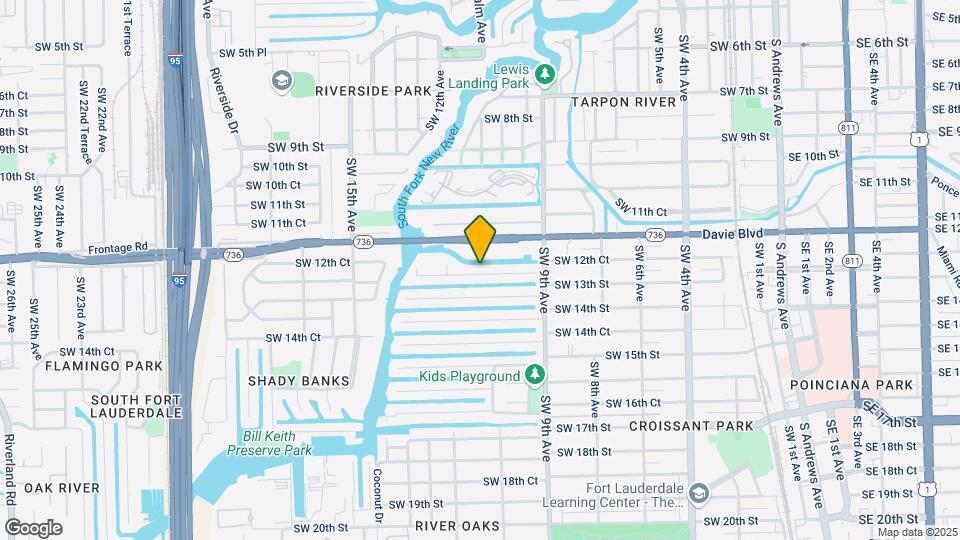 1115 SW 12th Ct Map and Location Details