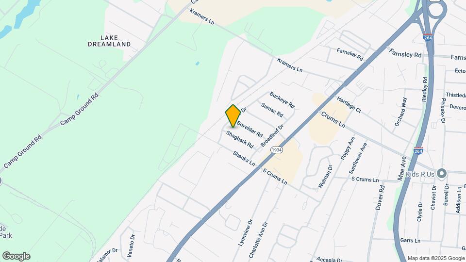 3423 Shagbark Rd Map and Location Details
