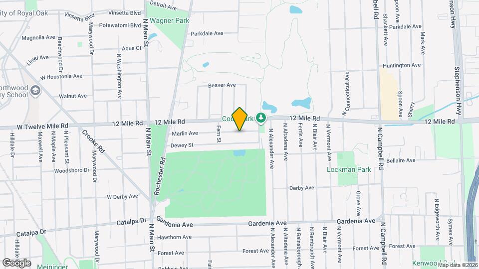 610 Marlin Ave Mapa y Detalles de la Ubicación