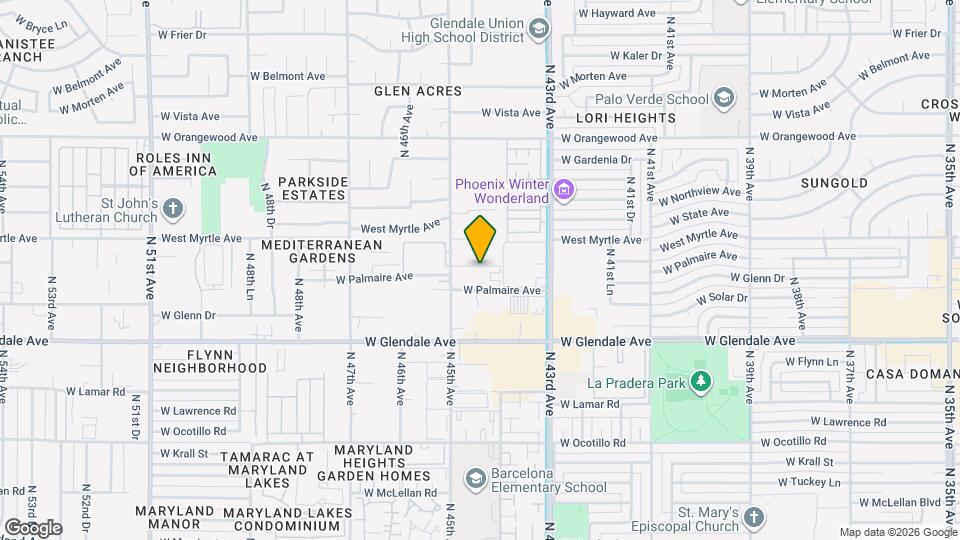 4466 W Palmaire Ave Map and Location Details