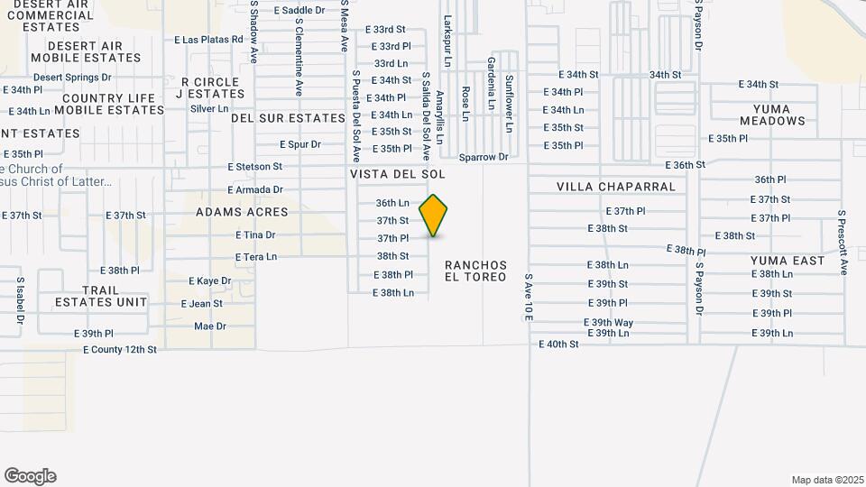 3777 S Salida Del Sol Ave Map and Location Details