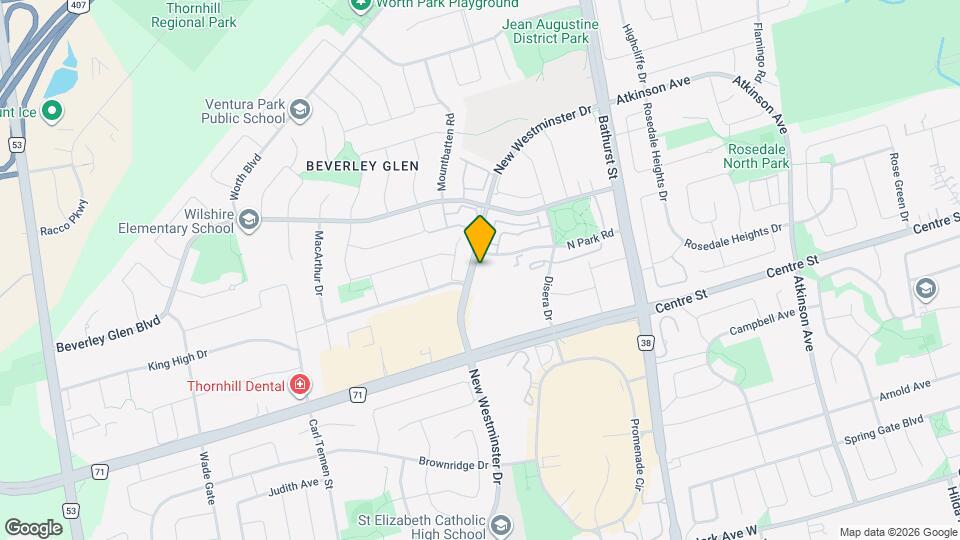 95 N Park Rd, Unit PH 6 Map and Location Details