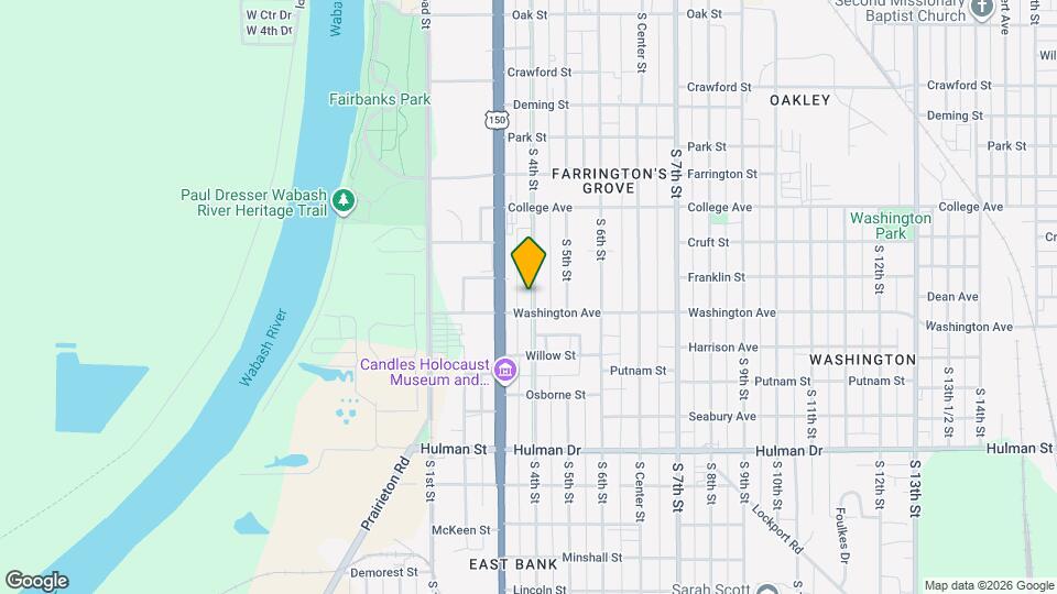 1319 S 4th St Map and Location Details