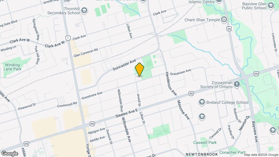 100 Grandview Ave Map and Location Details