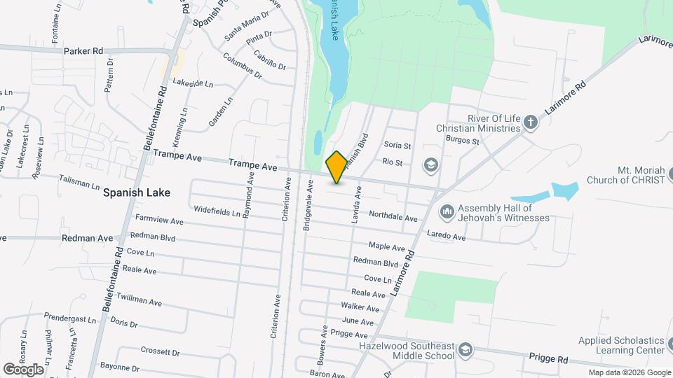 1223 Lakeview Ave Map and Location Details