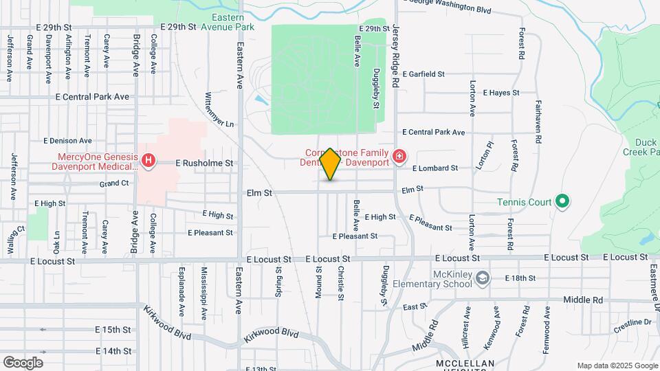 2118 Elm St Map and Location Details