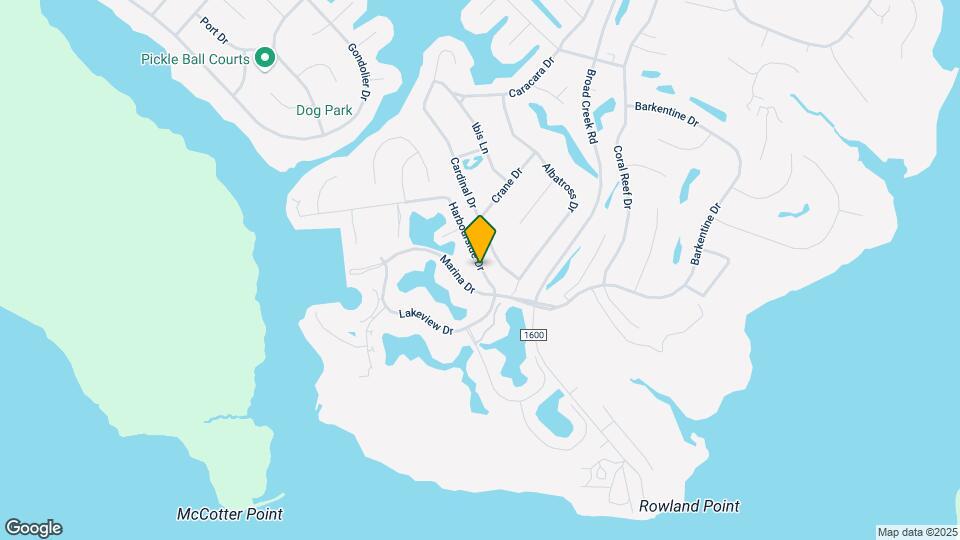 1309 Harbourside Dr Map and Location Details