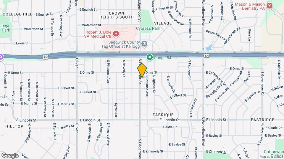 626 S Edgemoor Dr Map and Location Details