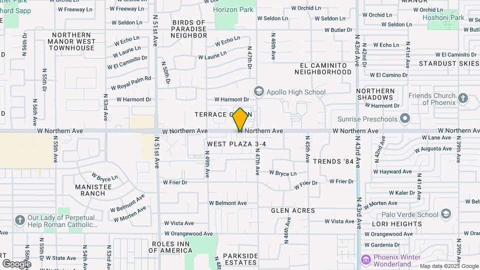 4723 W Northern Ave Map and Location Details