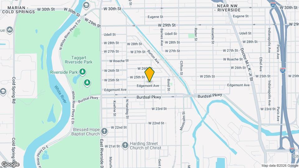 1244 Edgemont Ave Map and Location Details