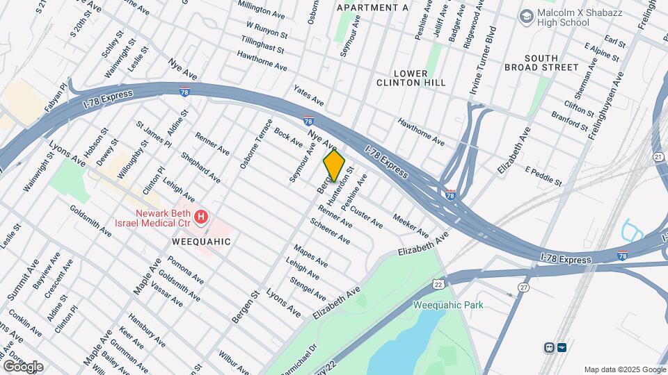 921 Hunterdon St Map and Location Details