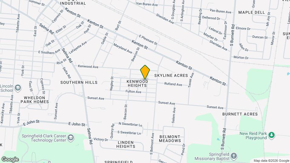 1823 Rutland Ave Map and Location Details