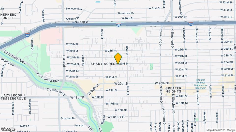1134 W 23rd St Map and Location Details
