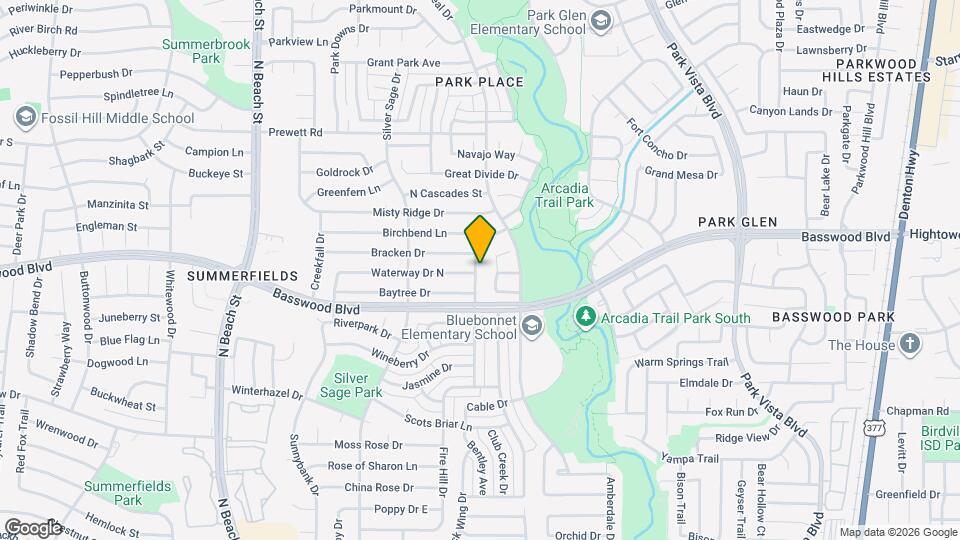 7432 Blackthorn Dr Map and Location Details