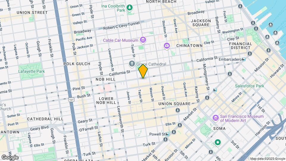 955 Pine St Mapa y Detalles de la Ubicación