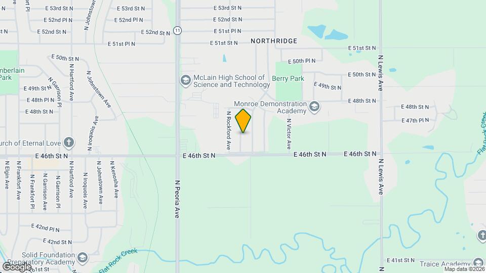 4633 N St Louis Ave Map and Location Details