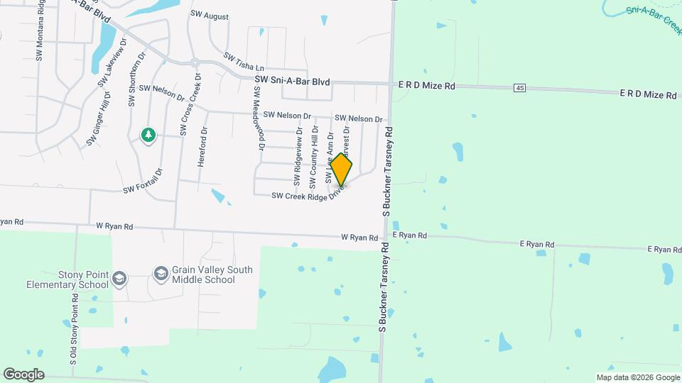 309 SW Creek Ridge Drive . Map and Location Details