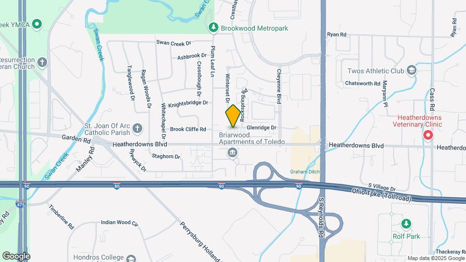 5525 Glenridge Dr Map and Location Details