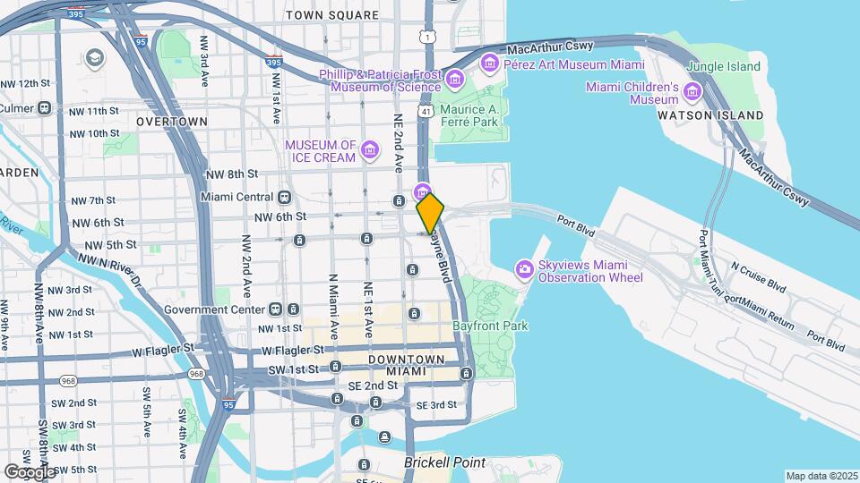 398 NE 5th St, Unit 3107 Map and Location Details