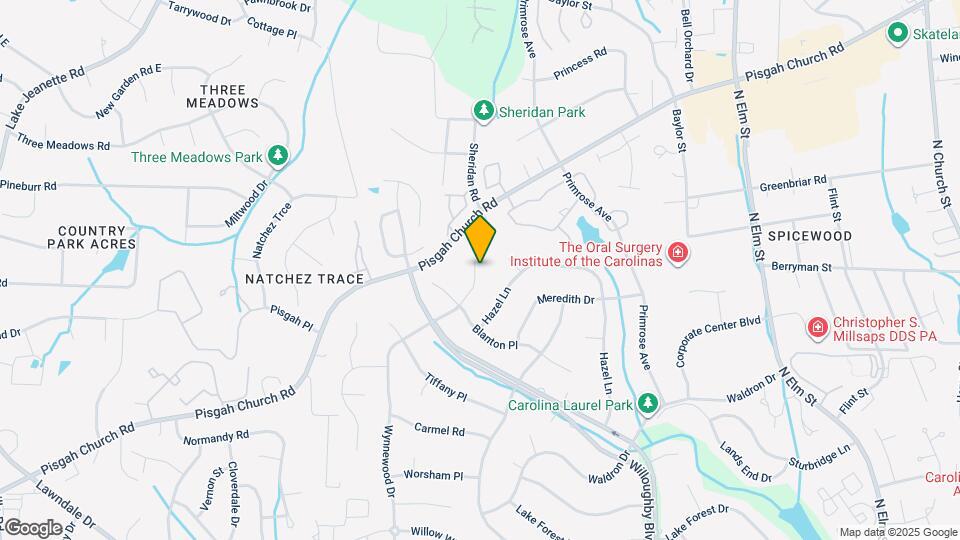 3712 Wynnewood Dr Map and Location Details