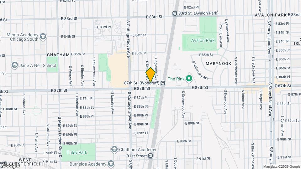 8647 S Drexel Ave Map and Location Details