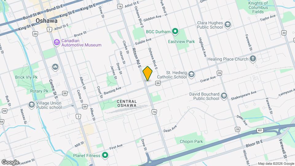 329 Ritson Rd S Map and Location Details
