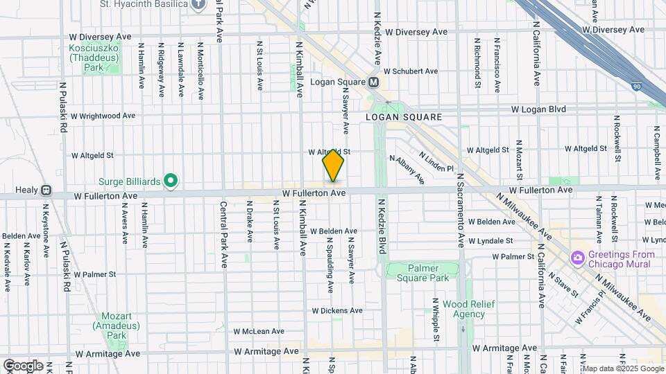 3268 W Fullerton Ave, Unit 2 Mapa y Detalles de la Ubicación