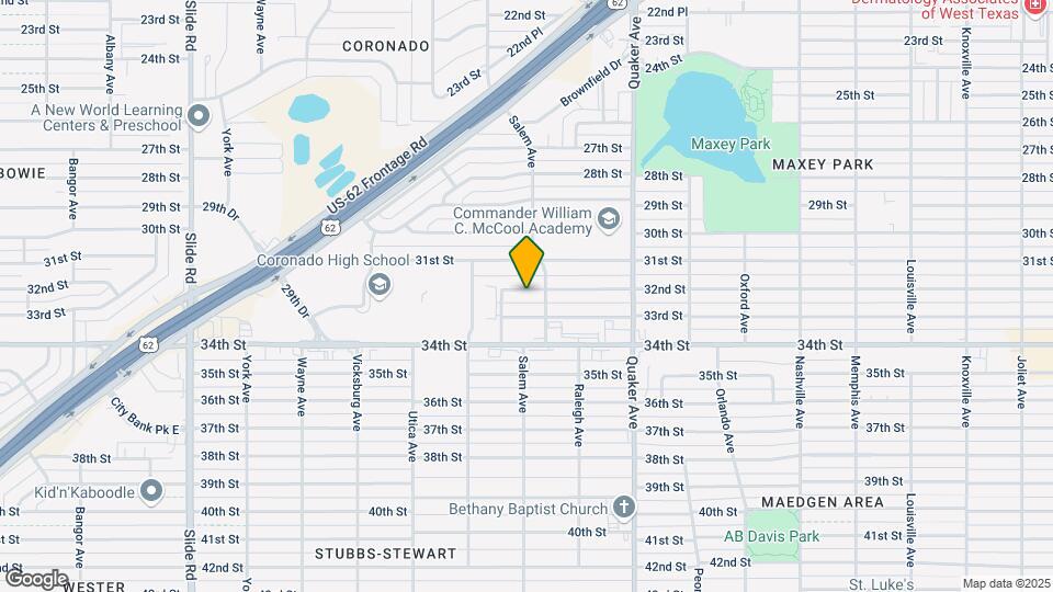 4607 32nd St Map and Location Details
