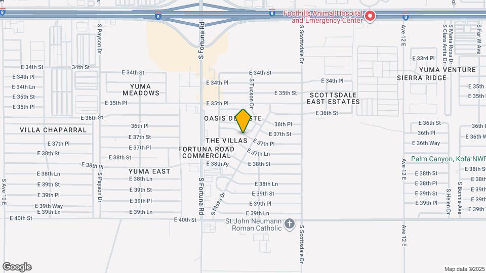 11257 E 37th Pl Map and Location Details