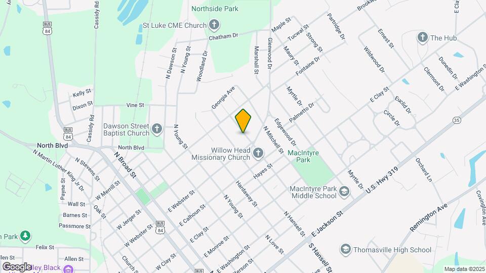 813 N Spair St Map and Location Details