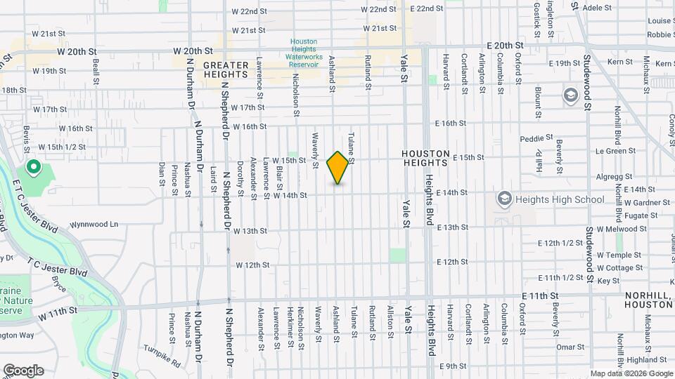 519 W 14th St Map and Location Details
