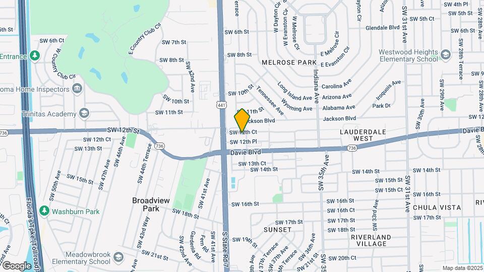 3906 SW 12th Ct Map and Location Details
