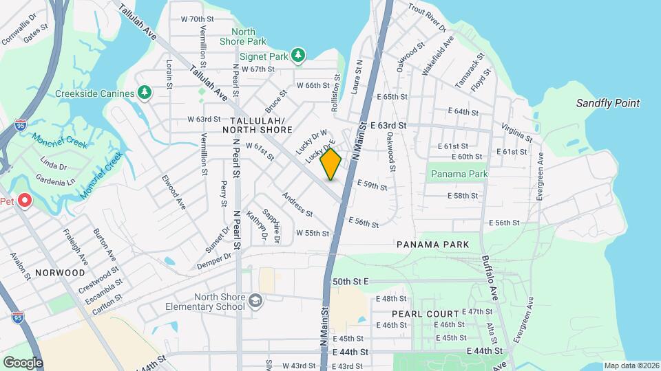 41 Tallulah Ave Map and Location Details