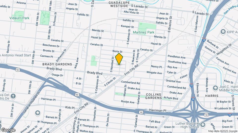 203 Obregon St Map and Location Details
