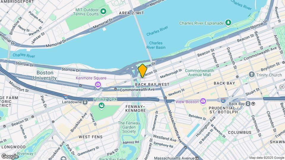 10 Charlesgate E, Unit 34 Map and Location Details