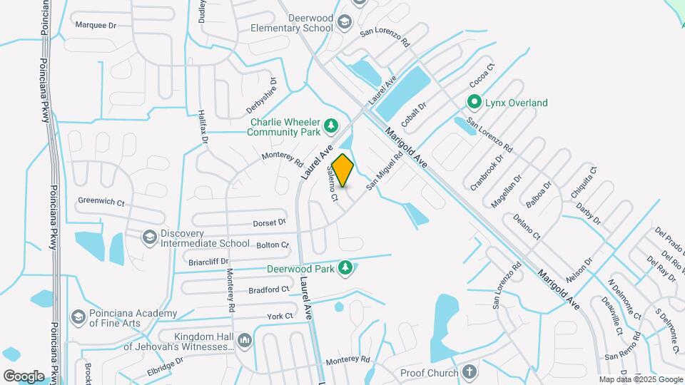 961 Salerno Ct Map and Location Details