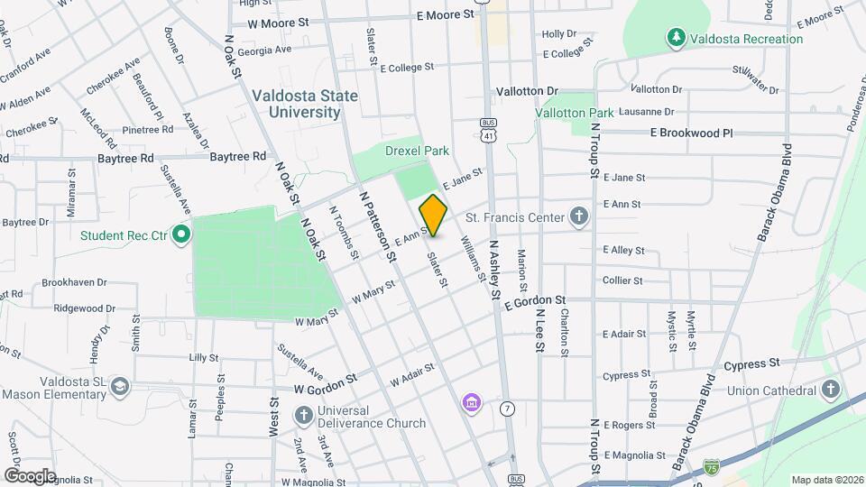 1109 Slater St Map and Location Details