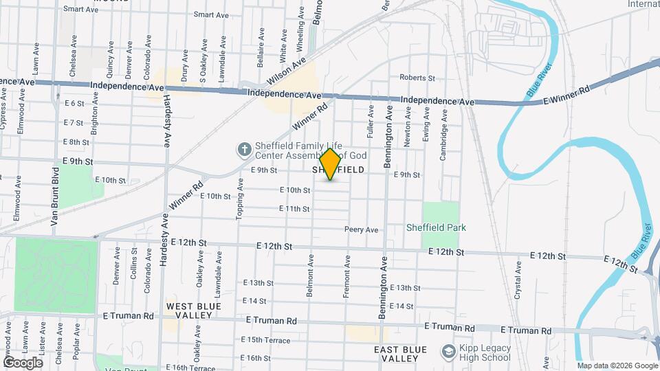 6220 E 10th St Map and Location Details