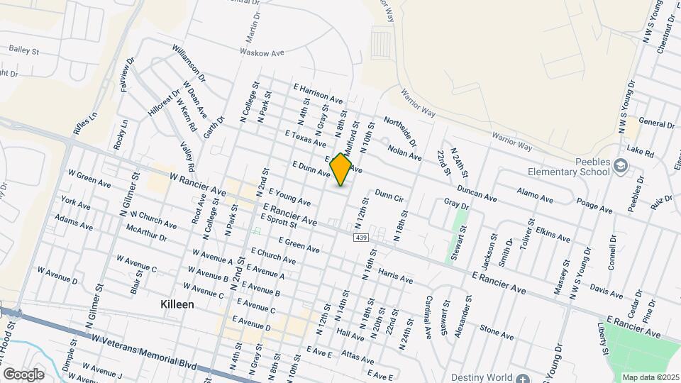 419 E Garrison Ave Map and Location Details