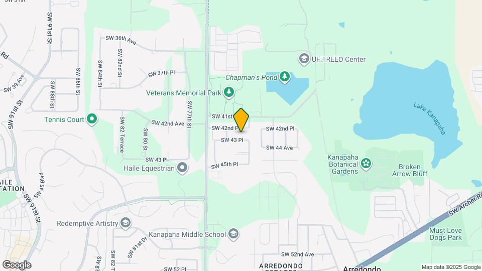 7206 SW 43 Pl Map and Location Details