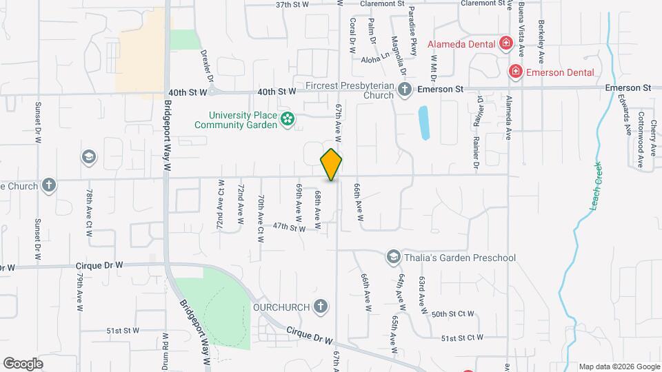 4414 67th Ave W Map and Location Details