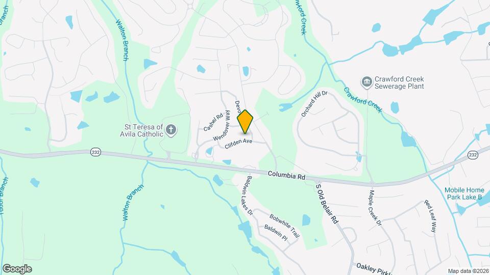 609 Clifden Ct Map and Location Details