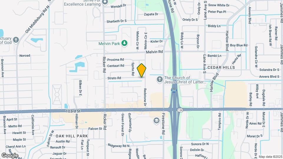 7318 Strato Rd Map and Location Details