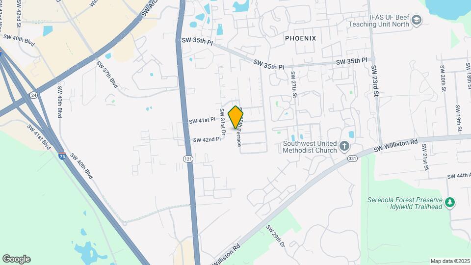 3832 SW 30th Terrace Map and Location Details