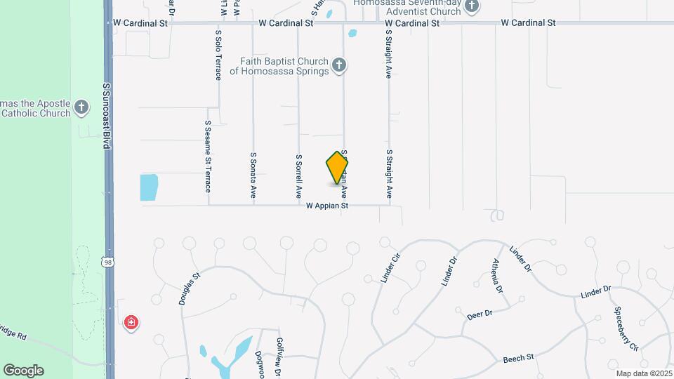 7362 S Spartan Ave Map and Location Details