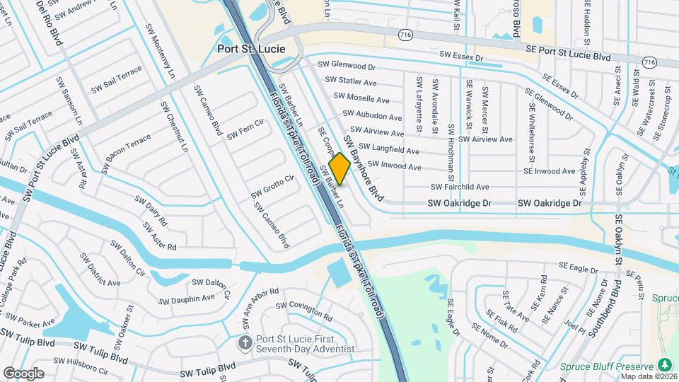 2517 SW Barber Ln Map and Location Details