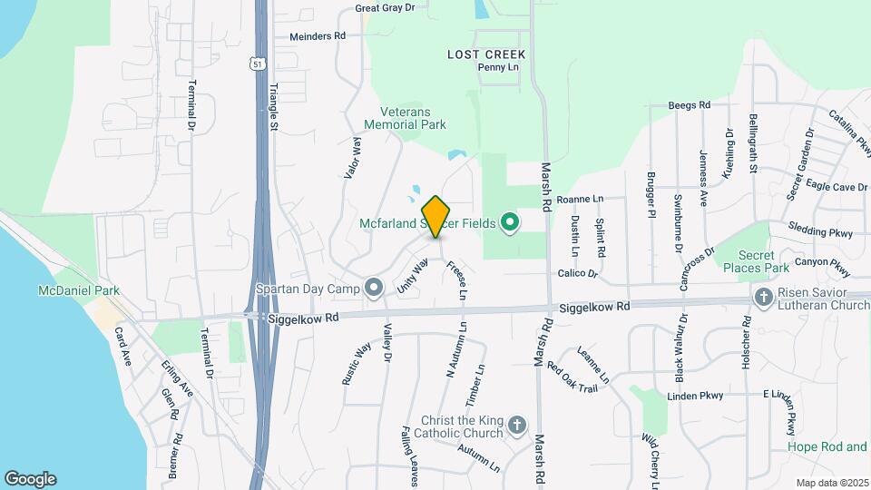 4718 Freese Ln Map and Location Details