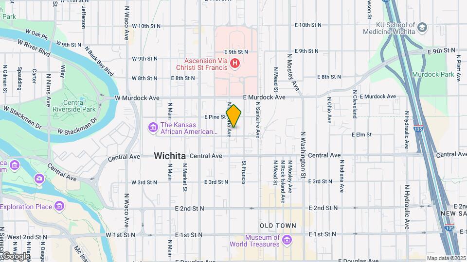 600-614 N Emporia St Mapa y Detalles de la Ubicación