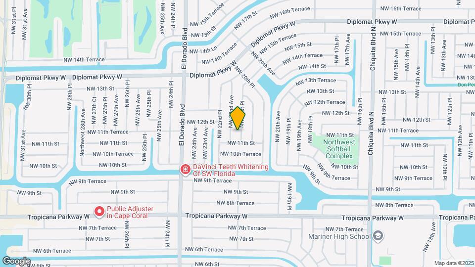 1108 NW 21st Pl Map and Location Details