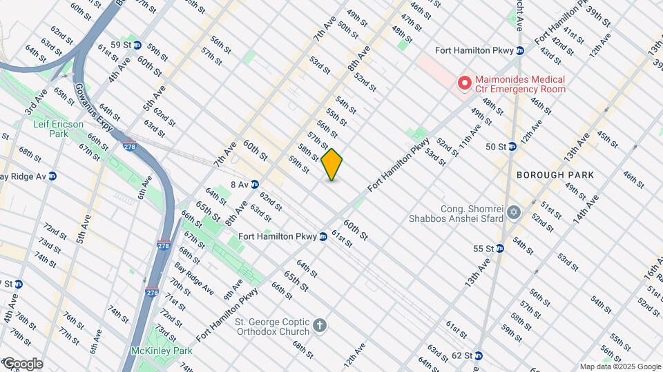 921 59th St Map and Location Details